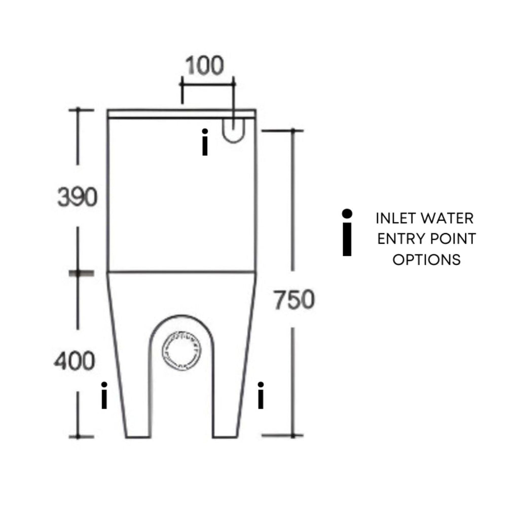 Manor Rimless Wall Face Suite with Soft Close Seat - Hera Bathware