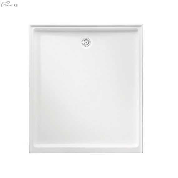 Marbletrend Flinders Polymarble Shower Base - Rear Outlet - Hera Bathware900 x 1200