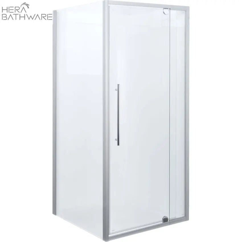 Marbletrend Flinders Semi Pivot Door Chrome - Hera Bathware820mm820mm