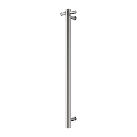 MECCA 240V SINGLE VERTICAL HEATED TOWEL - Hera Bathware X Nero Tapware NRV902hCh | Chrome