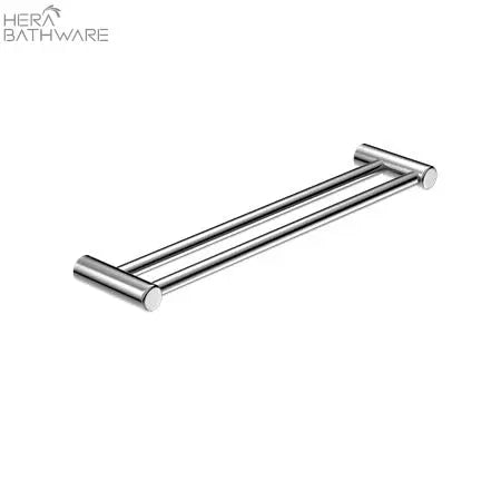 MECCA CARE 25MM GRAB DOUBLE TOWEL RAIL 600MM - Hera BathwareChrome