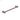MECCA CARE 25MM GRAB RAIL 450MM - Hera BathwareBrushed Bronze