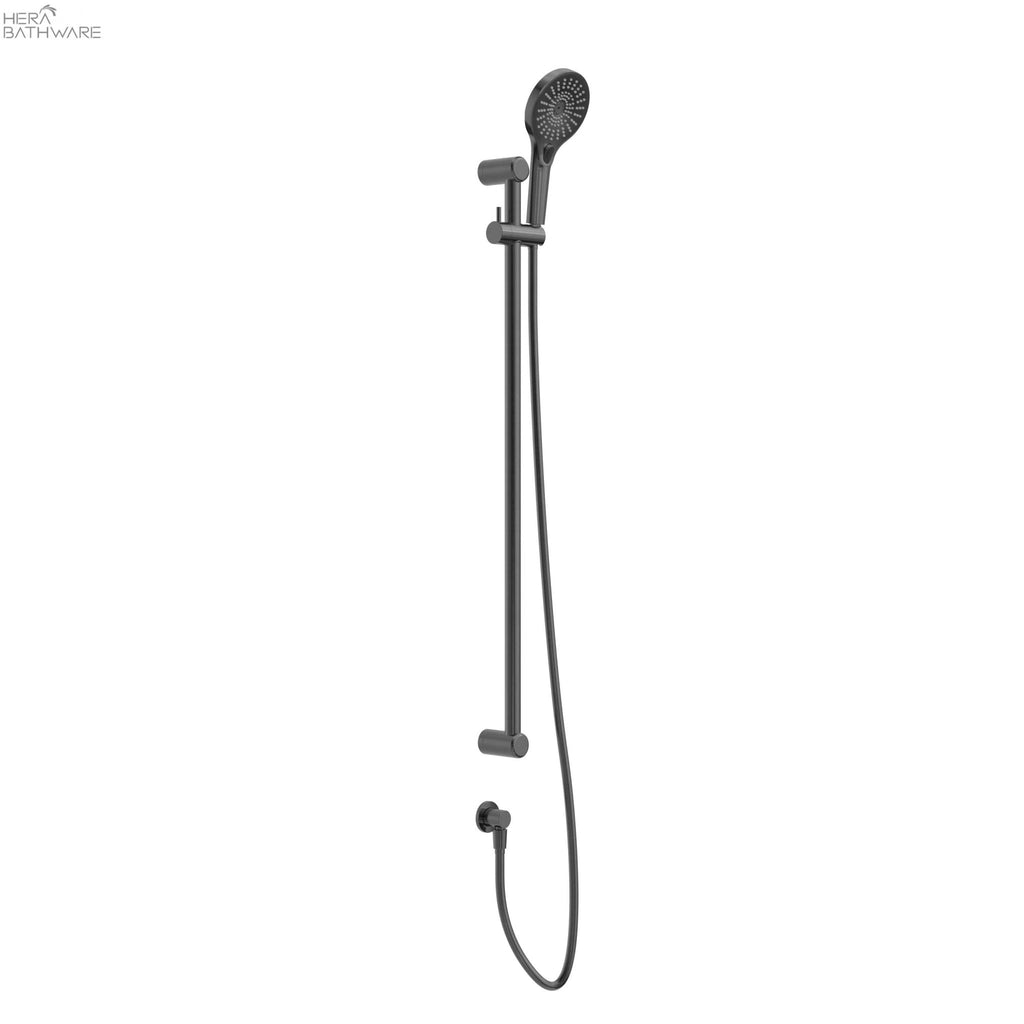 Mecca Care 25mm Grab Rail and Adjustable Shower Rail Set 900mm - Hera BathwareGun Metal