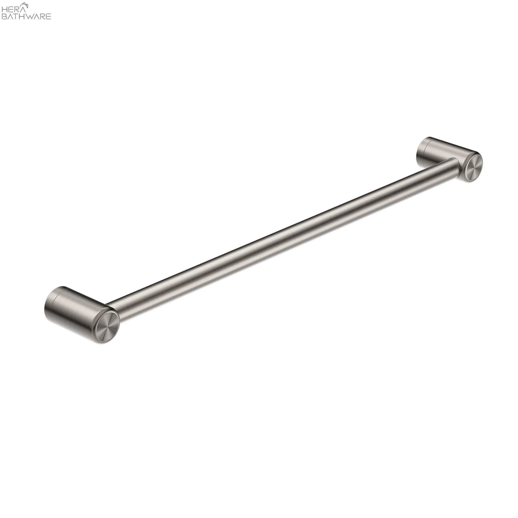 MECCA CARE 25MM GRAB TOWEL RAIL 600MM - Hera BathwareBrushed Nickel