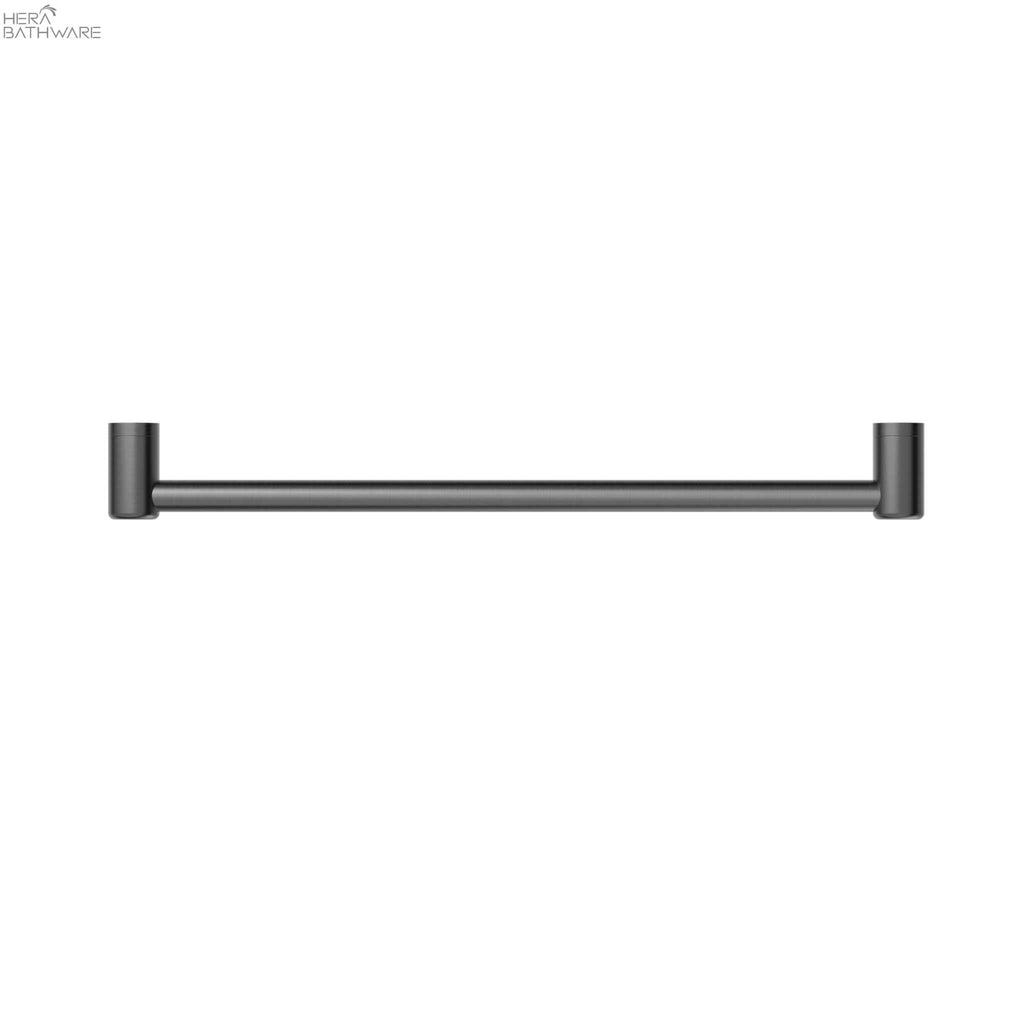 MECCA CARE 25MM GRAB TOWEL RAIL 600MM - Hera BathwareGun Metal