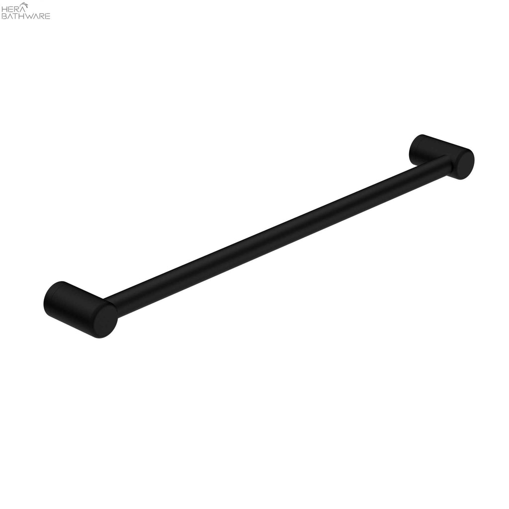 MECCA CARE 25MM GRAB TOWEL RAIL 600MM - Hera BathwareMatte Black