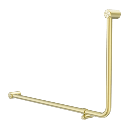 MECCA Care 32mm 90Degree NZ4121 Accessible Toilet Grab Rail 600X1000mm - Hera Bathware X Nero Tapware NRCR3290EBG | Brushed GoldGrab Rail Only