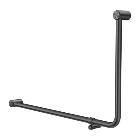 MECCA Care 32mm 90Degree NZ4121 Accessible Toilet Grab Rail 600X1000mm - Hera Bathware X Nero Tapware NRCR3290EGM | Gun MetalGrab Rail Only