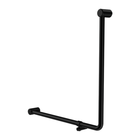 MECCA Care 32mm 90Degree NZ4121 Accessible Toilet Grab Rail 750X750mm - Hera Bathware X Nero Tapware NRCR3290BMB | Matte BlackGrab Rail Only