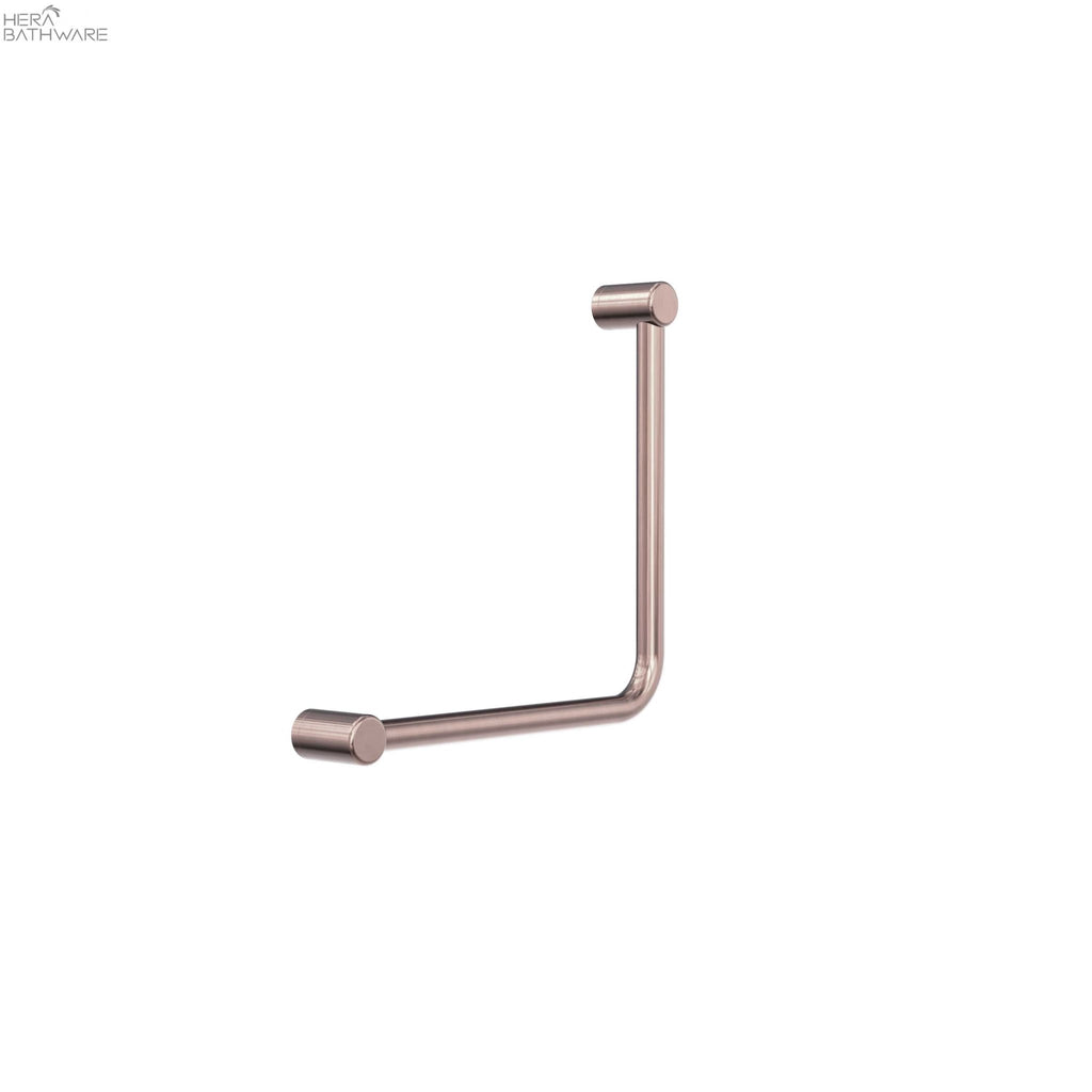 MECCA CARE 32MM AMBULANT 90DEGREE BENT TUBE 450X450MM - Hera BathwareBrushed Bronze