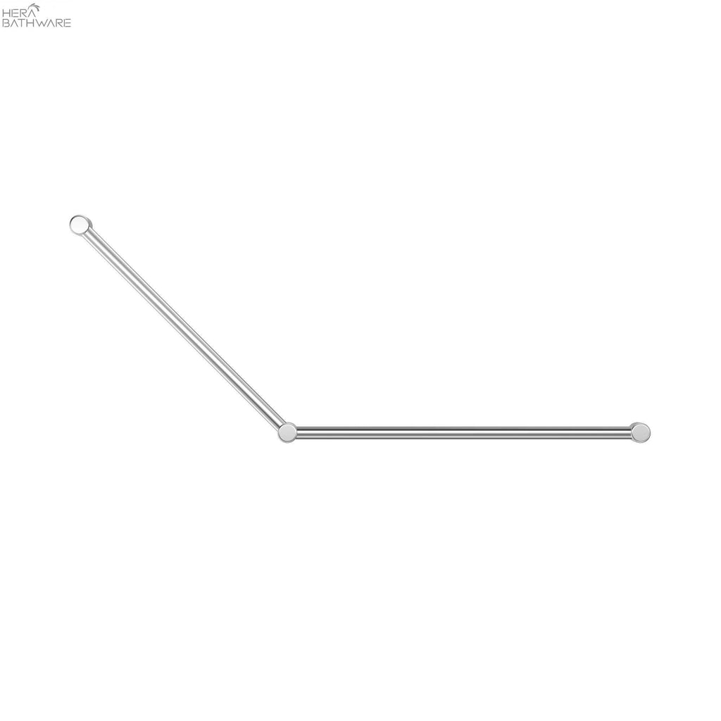 MECCA CARE 32MM DDA GRAB RAIL SET 45 DEGREE 750X900MM - Hera BathwareChrome