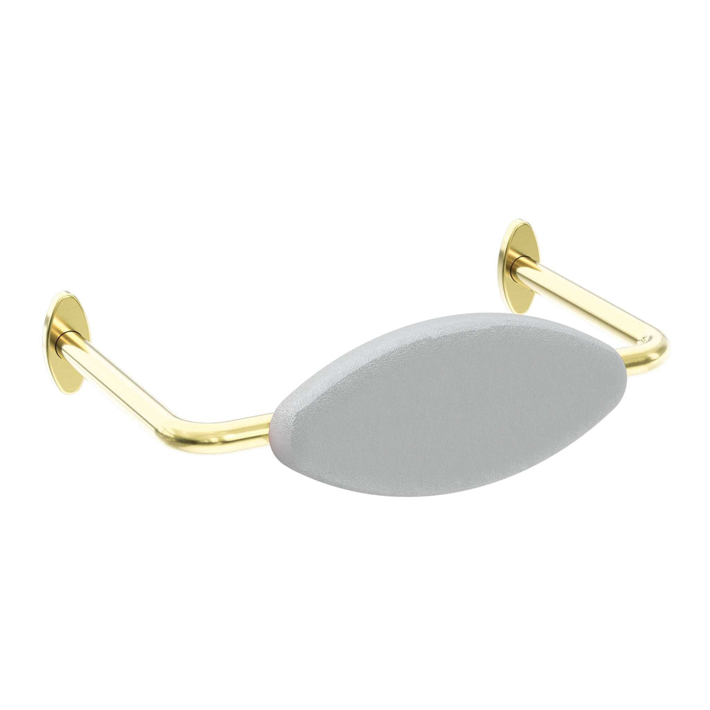 Mecca Care 32mm DDA Toilet Backrest NRCR0001 - Hera BathwareBrushed Gold
