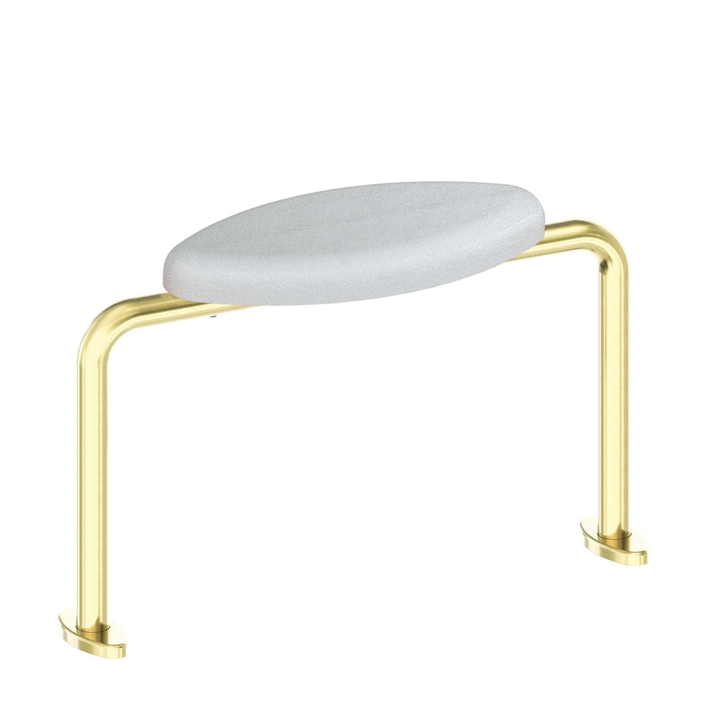 Mecca Care 32mm DDA Toilet Backrest NRCR0001 - Hera BathwareBrushed Gold