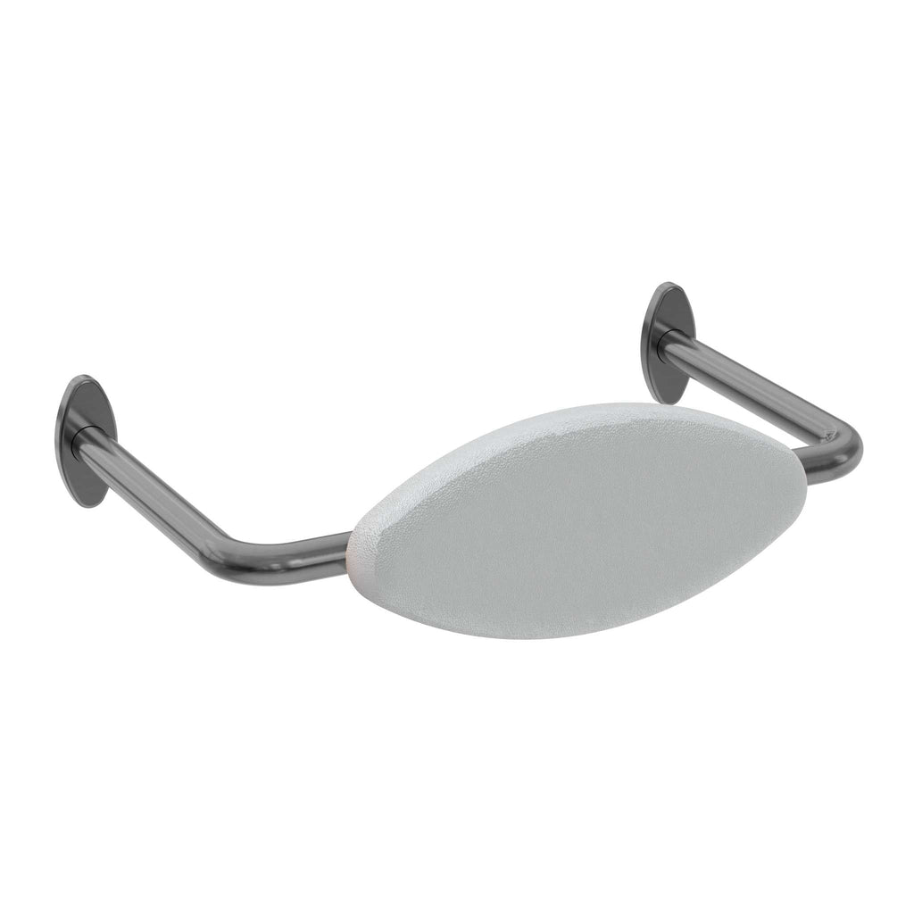 Mecca Care 32mm DDA Toilet Backrest NRCR0001 - Hera BathwareGun Metal