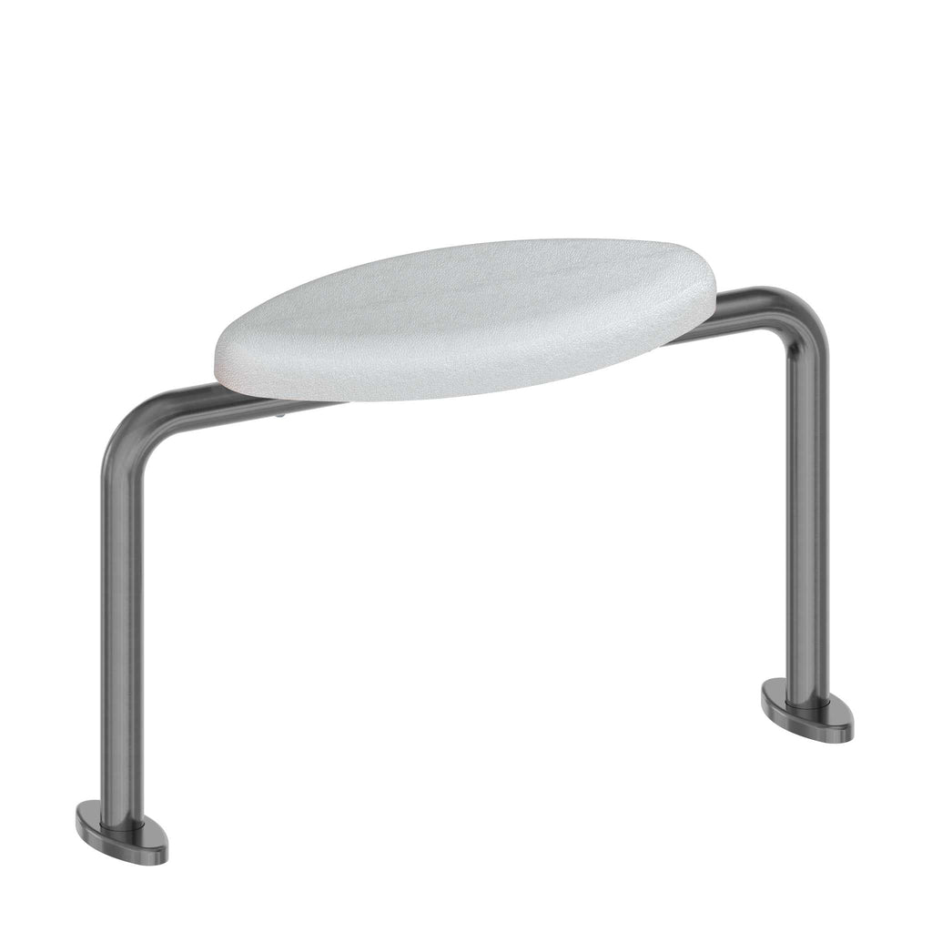 Mecca Care 32mm DDA Toilet Backrest NRCR0001 - Hera BathwareGun Metal