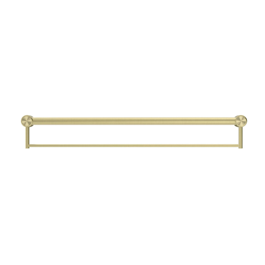 Mecca Care 32mm Grab Rail with Towel Holder 900mm - Hera BathwareBrushed Gold
