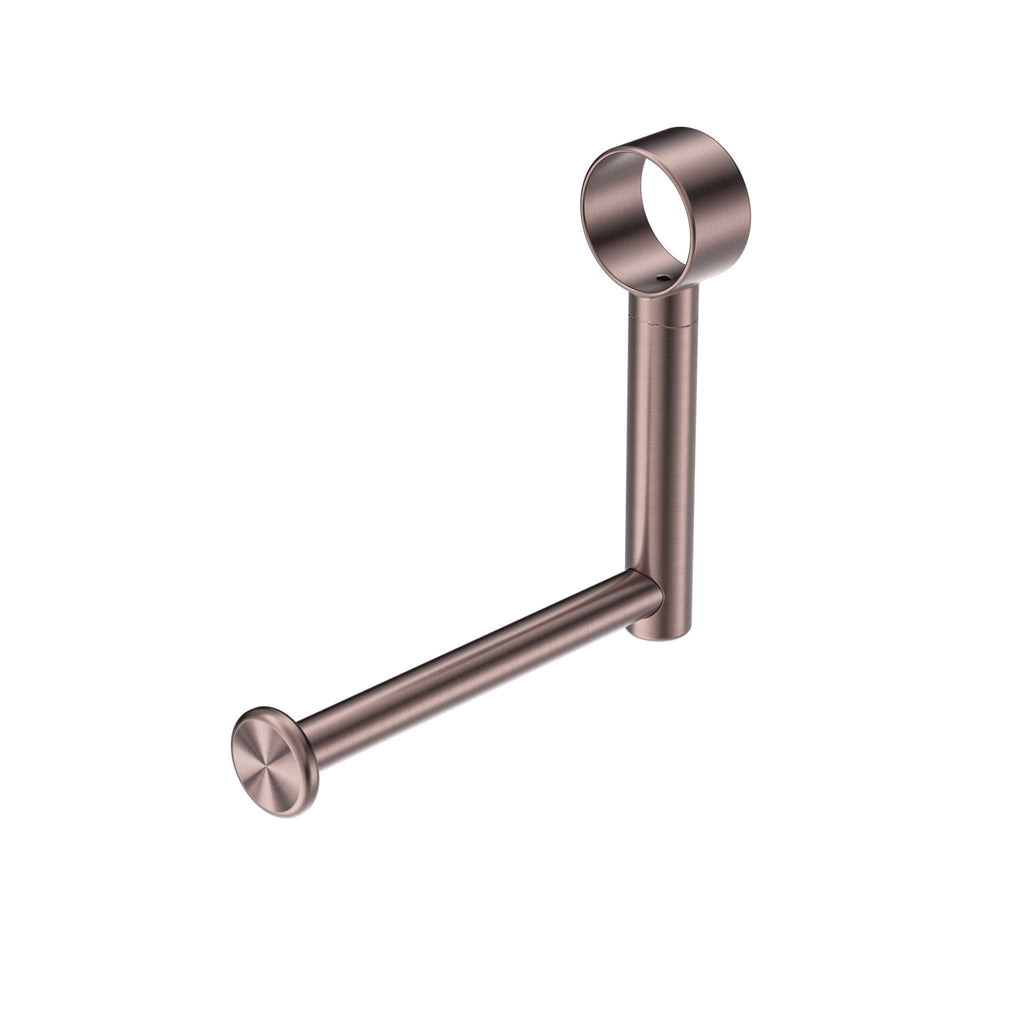 Mecca Care Add On Toilet Roll Holder - Hera BathwareBrushed Bronze