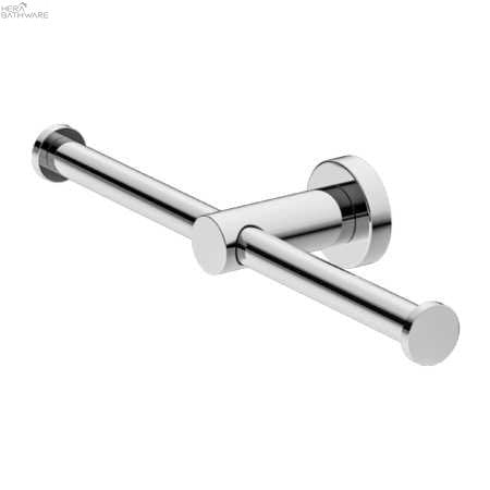 MECCA Double Toilet Roll Holders - Hera BathwareChrome