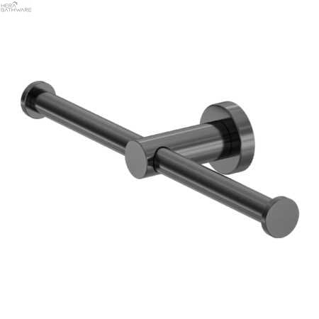 MECCA Double Toilet Roll Holders - Hera BathwareGun Metal