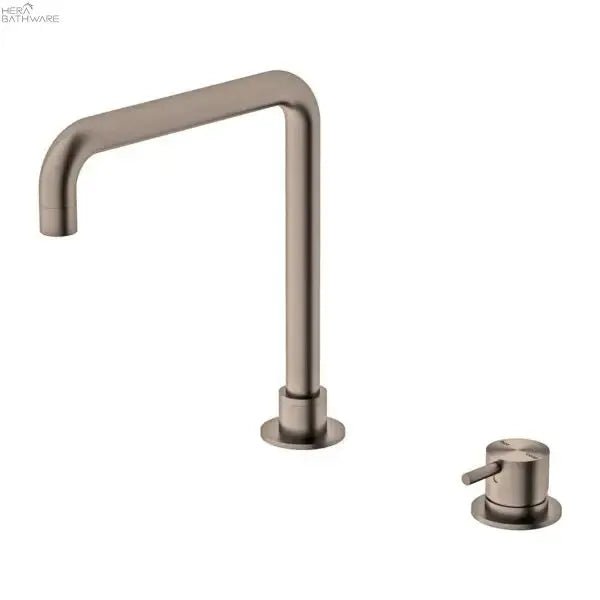 MECCA Hob Square Spout Basin Mixer - Hera BathwareBrushed Bronze