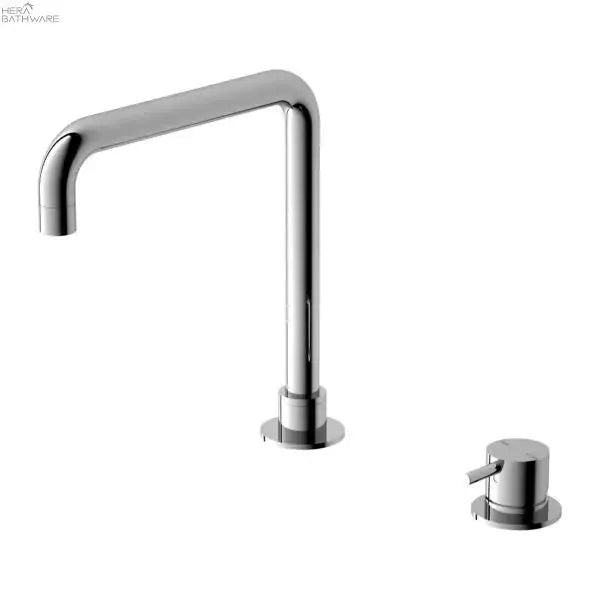 MECCA Hob Square Spout Basin Mixer - Hera BathwareChrome