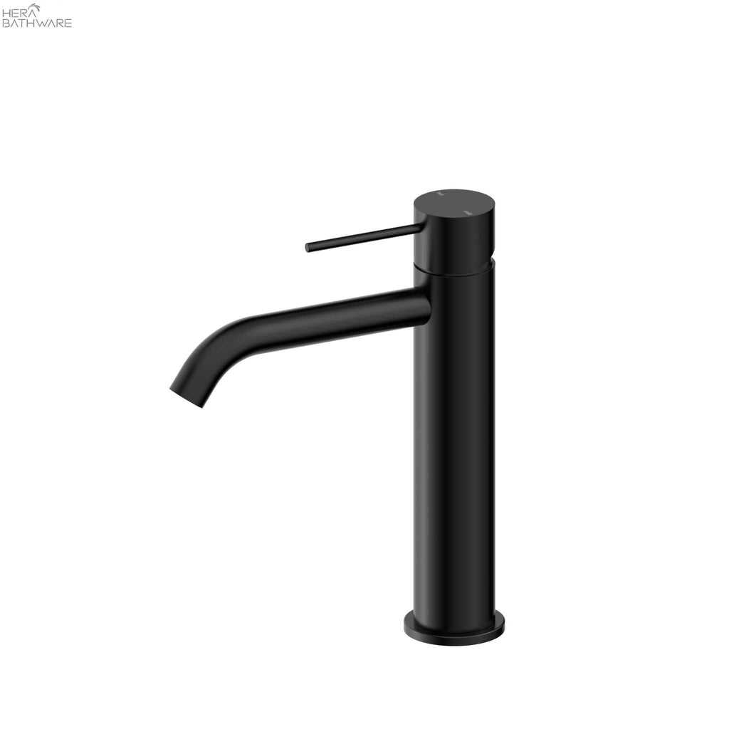 MECCA Mid Tall Basin Mixers - Hera BathwareMatte Black