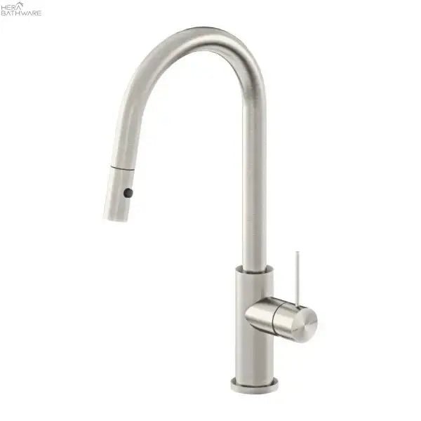 MECCA Pull - Out Sink Mixer with Vegie spray function - Hera BathwareBrushed Nickel