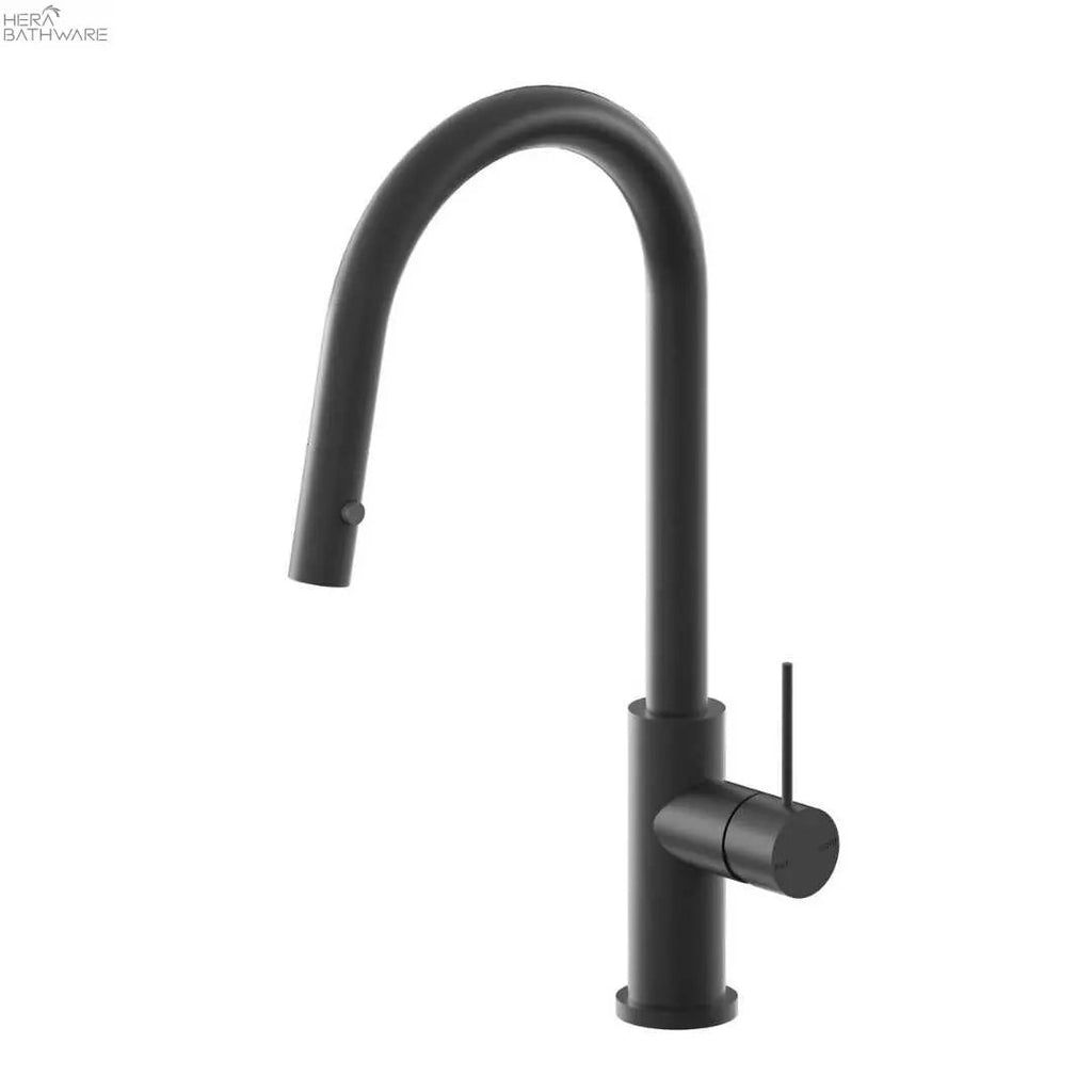 MECCA Pull - Out Sink Mixer with Vegie spray function - Hera BathwareMatte Black