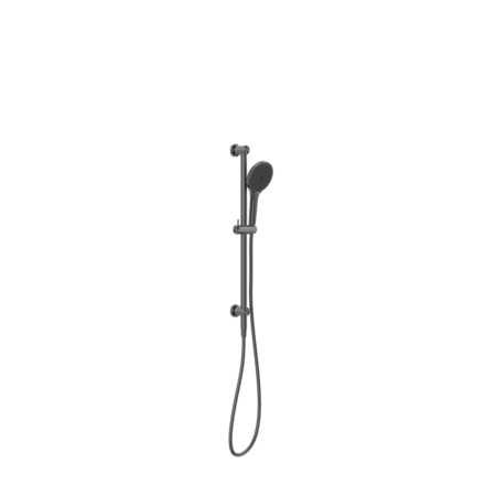 Mecca Rail Shower with Air shower II - Hera BathwareGun Metal