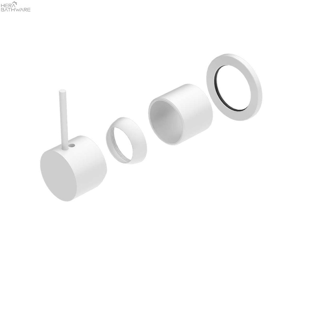 MECCA Shower Mixer Handle up Trim Kits Only - Hera BathwareMatte White60mm