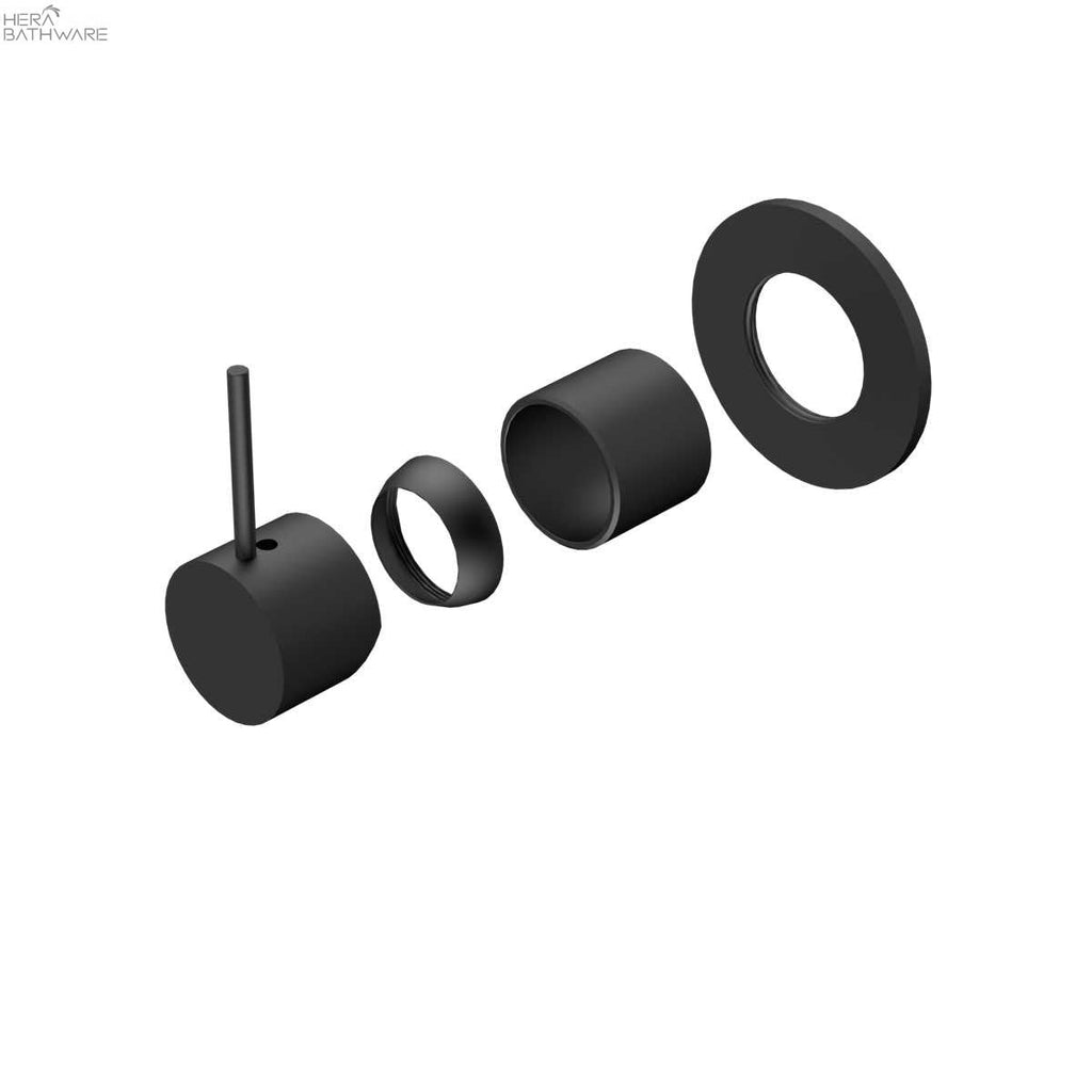 MECCA Shower Mixer Handle up Trim Kits Only - Hera BathwareMatte Black80mm