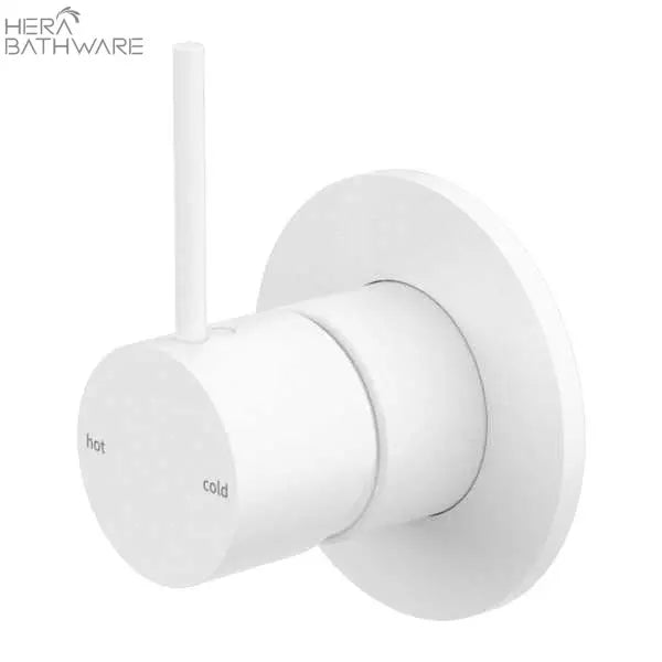 MECCA Shower Mixer Handle Up - Hera BathwareMatte White60mm