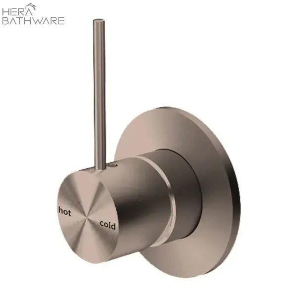 MECCA Shower Mixer Handle Up - Hera BathwareMatte White60mm
