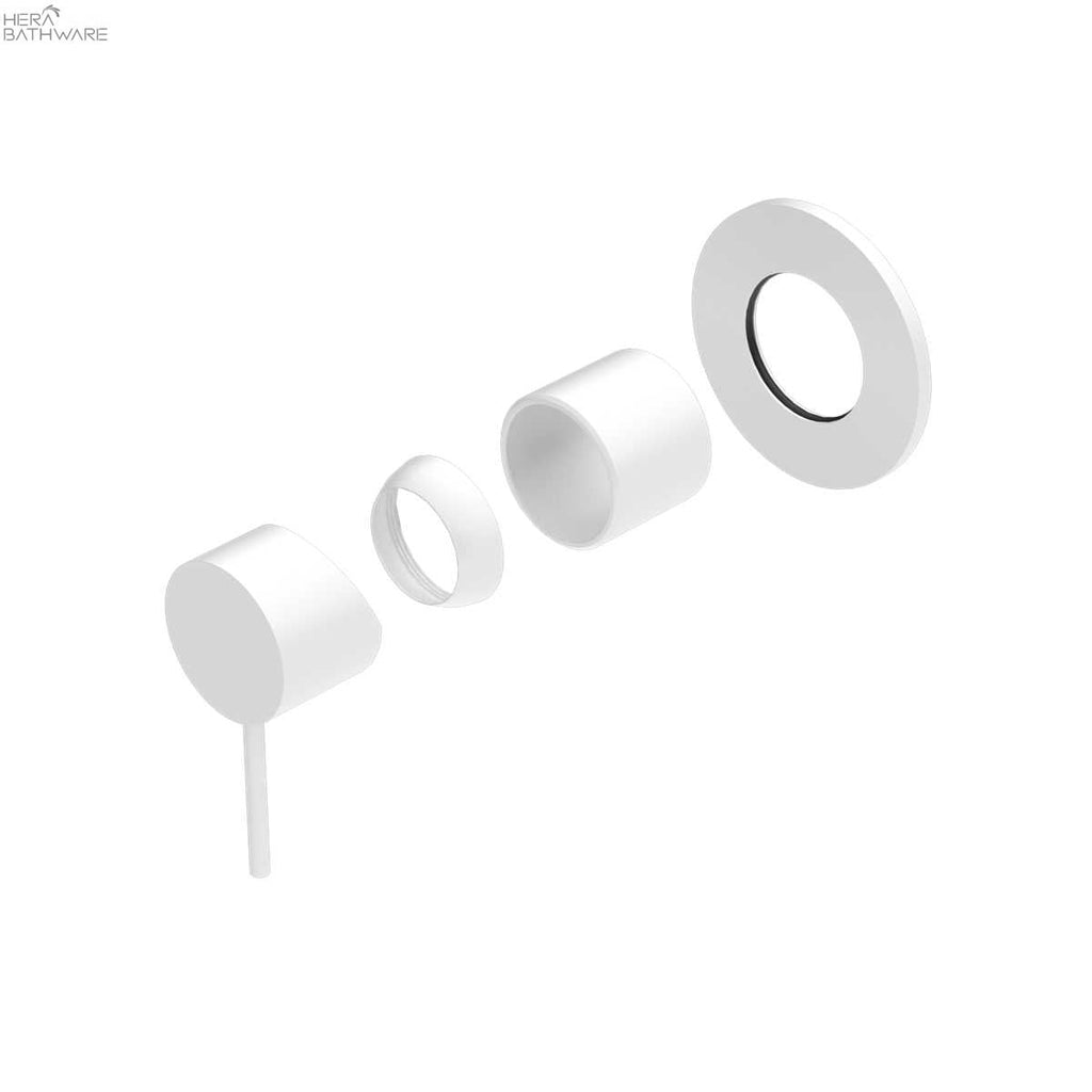 MECCA Shower Mixer Trim Kits Only - Hera BathwareMatte White80mm