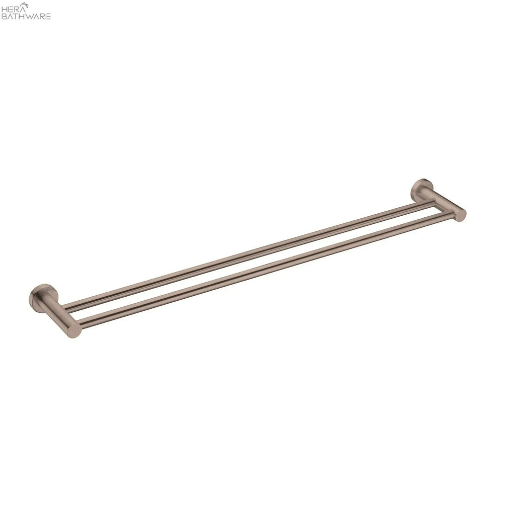 MECCA Towel Rail 600mm Double/Single - Hera BathwareDouble Towel RailBrushed Bronze