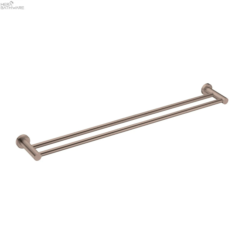 MECCA Towel Rail 800MM Double/Single - Hera BathwareDouble Towel RailBrushed Bronze