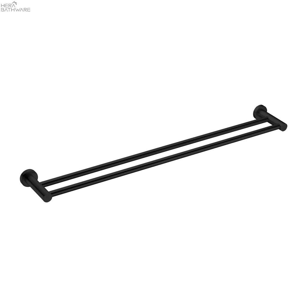 MECCA Towel Rail 800MM Double/Single - Hera BathwareDouble Towel RailMatte Black
