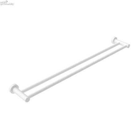 MECCA Towel Rail 800MM Double/Single - Hera BathwareDouble Towel RailMatte White