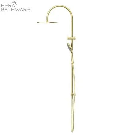 Mecca Twin Shower with Air shower II - Hera BathwareGun Metal