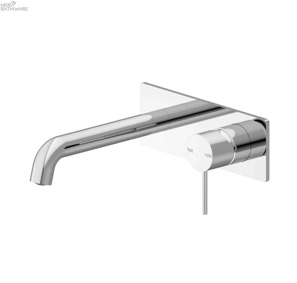 MECCA Wall Basin Mixer Spout 120 - 260mm - Hera BathwareChrome120mm