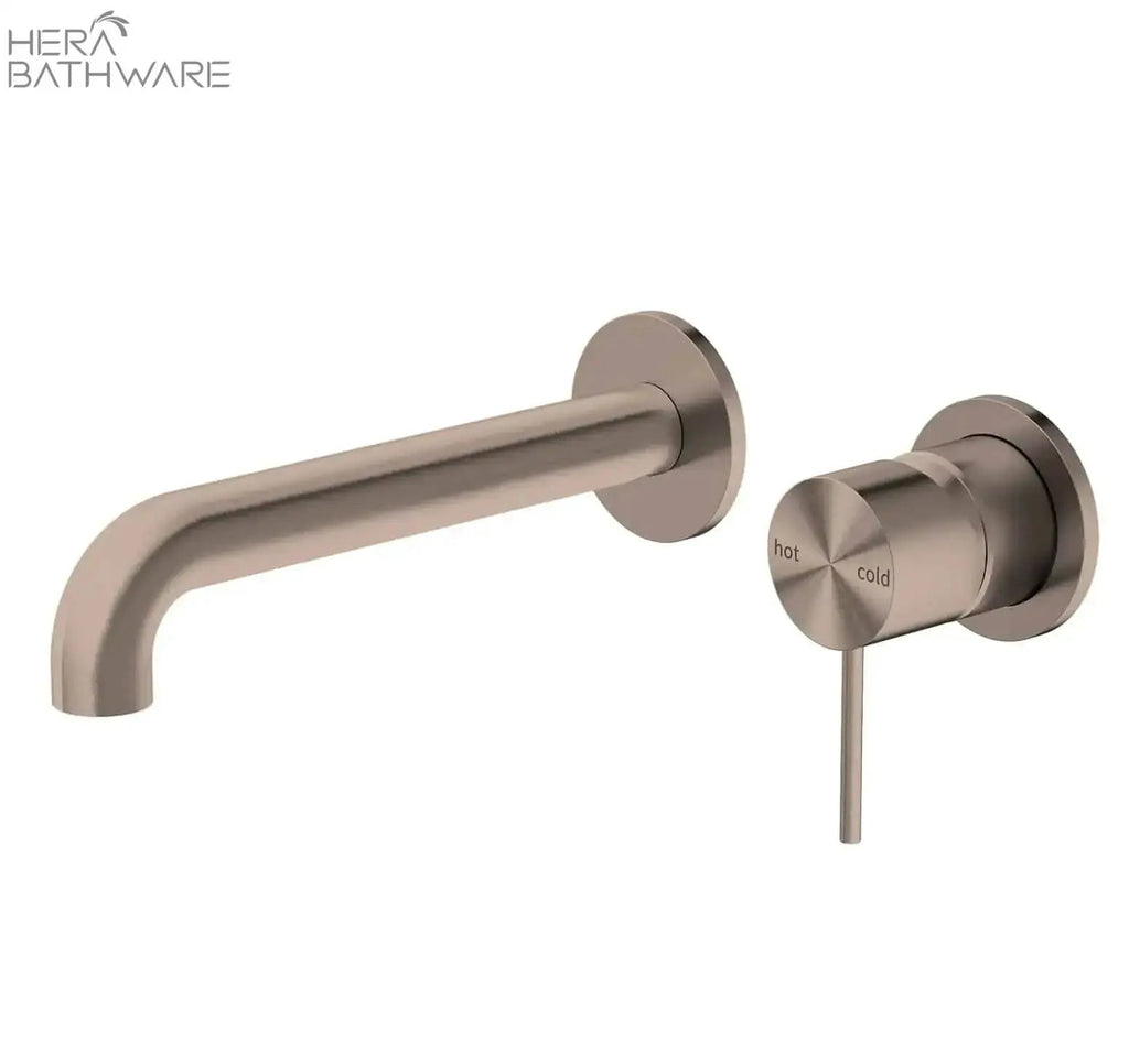 MECCA Wall Basin Mixer Spout seperate 120 - 260mm - Hera BathwareBrushed Bronze260mm