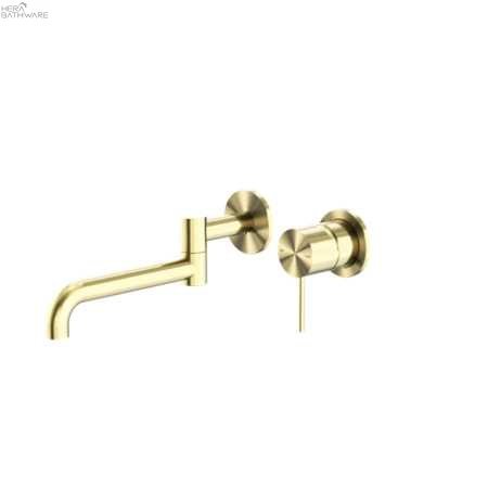 MECCA Wall Basin Mixers 225mm - Hera BathwareBrushed Gold