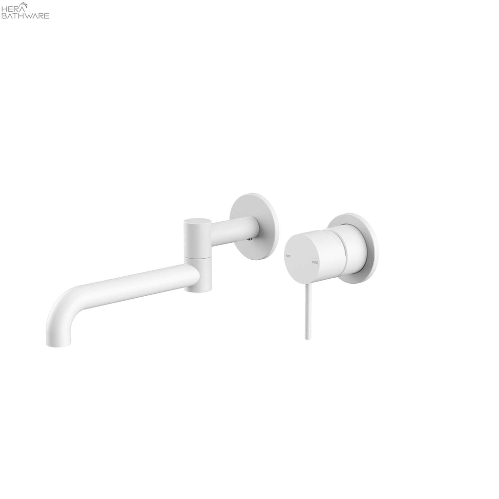 MECCA Wall Basin Mixers 225mm - Hera BathwareGun Metal