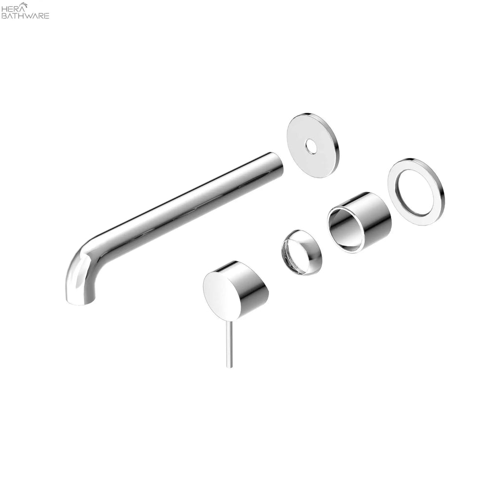 Mecca Wall Basin/Bath Mixer with Seperate Plate Trim Kits Only - Hera BathwareChrome120mm