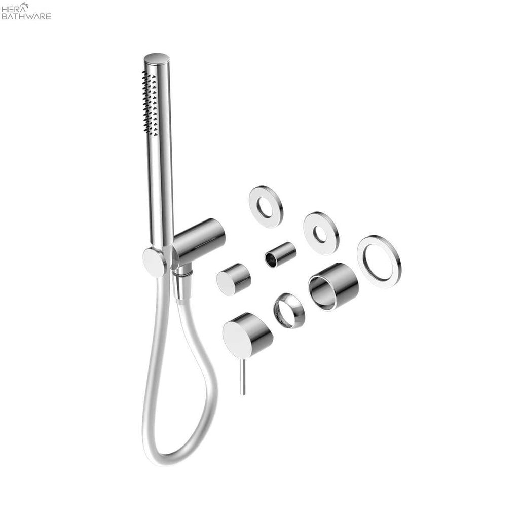 MECCA Wall Mount Handshower Divertor System Seperate - Trim Kits - Hera BathwareChrome