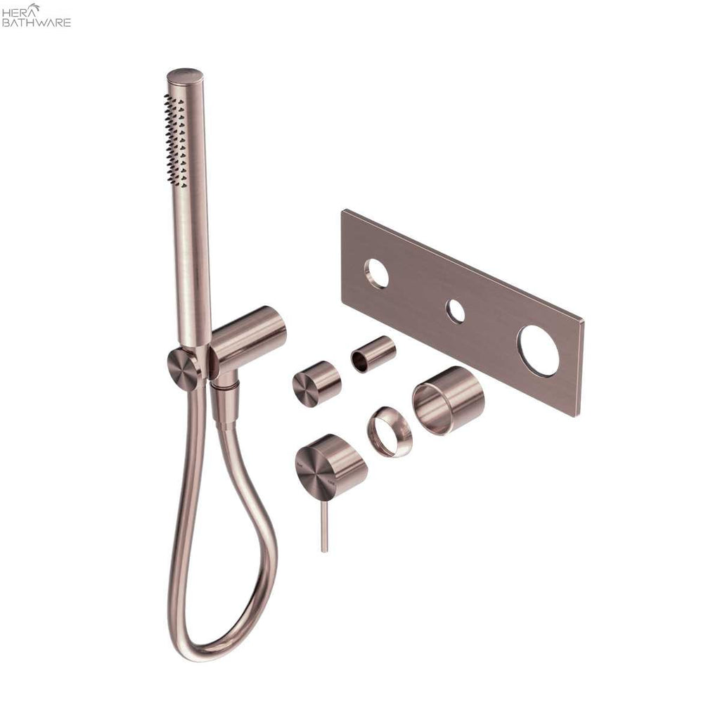 MECCA Wall Mount Handshower Divertor System - Trim Kits - Hera BathwareBrushed Bronze