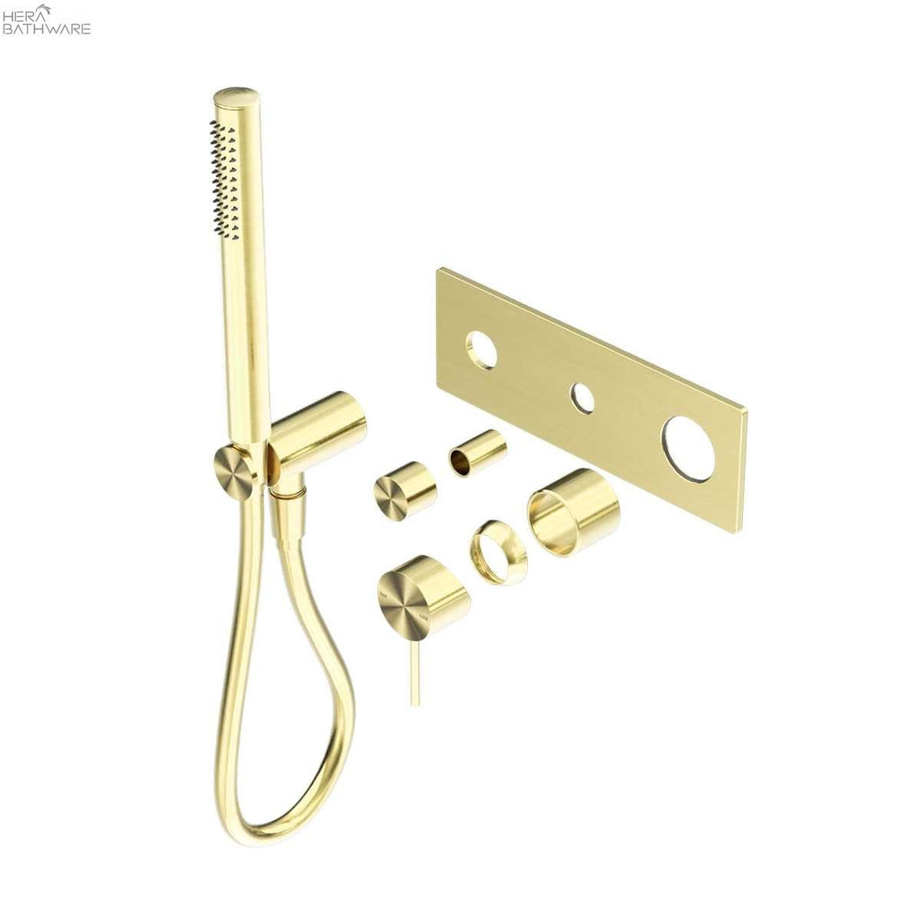 MECCA Wall Mount Handshower Divertor System - Trim Kits - Hera BathwareBrushed Gold