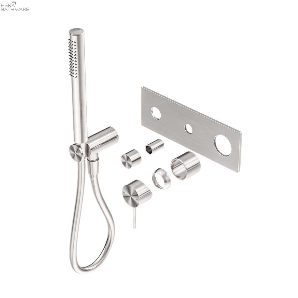 MECCA Wall Mount Handshower Divertor System - Trim Kits - Hera BathwareBrushed Nickel