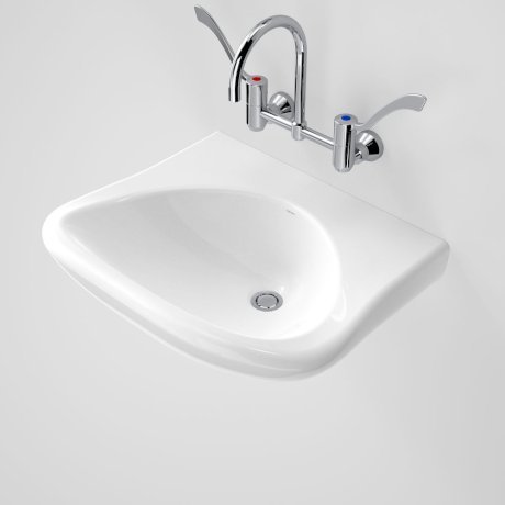 MEDICAL Wall Basin (GERMGARD®) | CAROMA - Hera BathwareNo Tap Hole