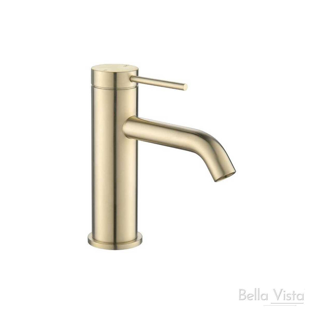 Mica Basin Mixer - Chrome, Black, Brushed Nickel, Gunmetal, French Gold - Hera BathwareBrushed Gold